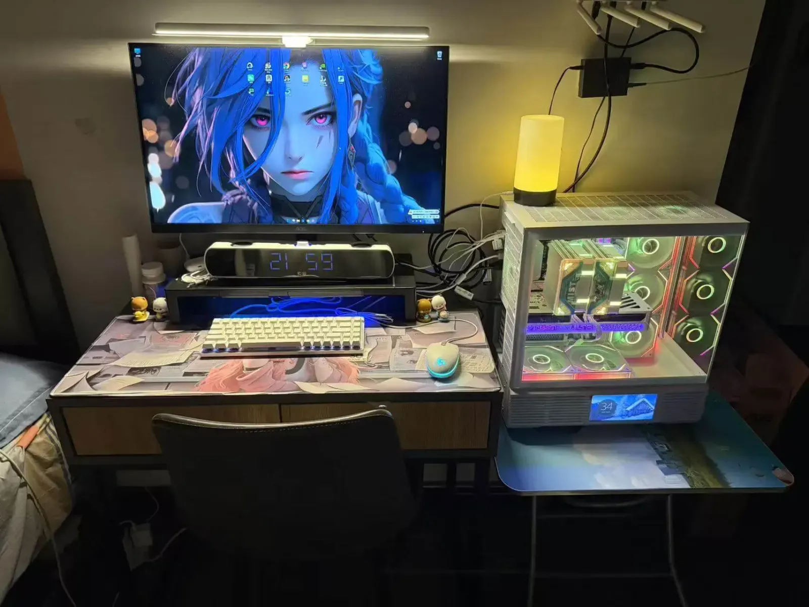 旧电脑的桌面工作区