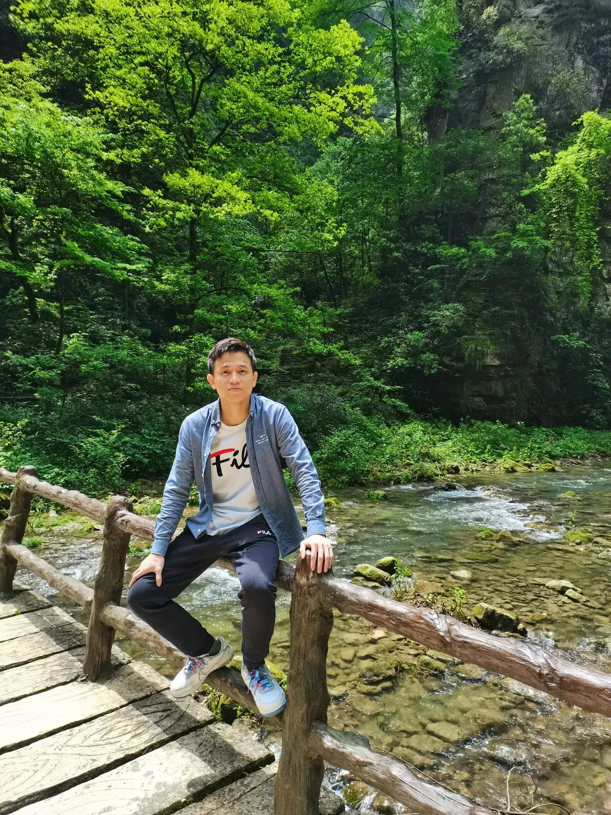 Stream Wooden Bridge